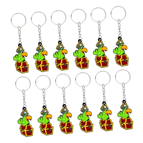Cabilock 12 Stück Teiliges Piraten Party Zubehör Buntes Papagei Schlüsselanhänger als Schatztruhe Anhänger für Kindergeburtstag Halloween Piratendeko und Mitgebsel Cabilock 12 Stück Teiliges Piraten Party Zubehör Buntes Papagei Schlüsselanhänger als Schatztruhe Anhänger für Kindergeburtstag Halloween Piratendeko und Mitgebsel von Cabilock