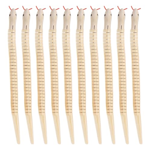 Cabilock 12 Stück unvollendete Wackelschlangen aus Holz, Spielzeug, 30 cm, gegliederte, Flexible Holzschlange zum Bemalen, leeres Tiermodell für Heimwerker, Kunsthandwerk, Geburtstagsparty- Cabilock 12 Stück unvollendete Wackelschlangen aus Holz, Spielzeug, 30 cm, gegliederte, Flexible Holzschlange zum Bemalen, leeres Tiermodell für Heimwerker, Kunsthandwerk, Geburtstagsparty- von Cabilock