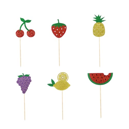Cabilock 12 Stücke Kuchen Picks Set Hawaii Obst Kuchen Dekorationen Für Partys Käse Cabilock 12 Stücke Kuchen Picks Set Hawaii Obst Kuchen Dekorationen Für Partys Käse von Cabilock