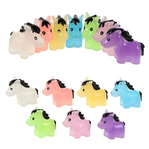 Cabilock 14stücke Mini-pferdefiguren Aus Kunstharz Mit Nächtlichem Leuchteffekt Stilvolle Tischdekoration Für Schlafzimmer Und Büro Kleine Bemalte Pferdeskulpturen Für Schreibtisch Cabilock 14stücke Mini-pferdefiguren Aus Kunstharz Mit Nächtlichem Leuchteffekt Stilvolle Tischdekoration Für Schlafzimmer Und Büro Kleine Bemalte Pferdeskulpturen Für Schreibtisch von Cabilock