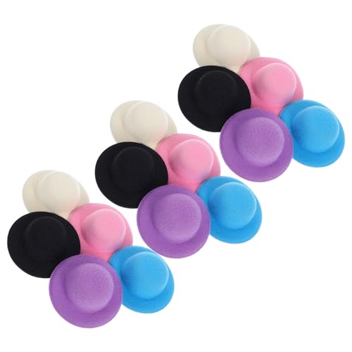 Cabilock 15 Stück Teiliges Mini Dekorationshut aus Stabilem Material Kleine Formelle Filzhüte in Farben für Puppen Schneemänner Bastelprojekte Langlebig und Detailreich Gestaltet Cabilock 15 Stück Teiliges Mini Dekorationshut aus Stabilem Material Kleine Formelle Filzhüte in Farben für Puppen Schneemänner Bastelprojekte Langlebig und Detailreich Gestaltet von Cabilock