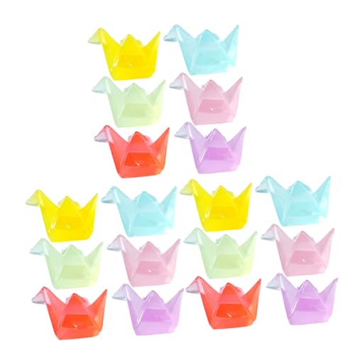 Cabilock 18 Stück Teiliges Mini Origami Leuchtende Resin Figuren Nachtleuchtende Miniatur Deko für Aquarium Puppenhaus Garten Handgefertigte Kleine Ornamente in Grün Blau Rot Gelb Cabilock 18 Stück Teiliges Mini Origami Leuchtende Resin Figuren Nachtleuchtende Miniatur Deko für Aquarium Puppenhaus Garten Handgefertigte Kleine Ornamente in Grün Blau Rot Gelb von Cabilock