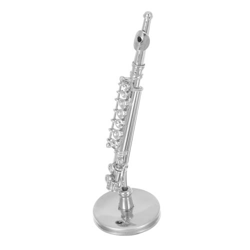 Cabilock 1Satz Flöte aus Kupfer Simuliertes Windinstrument für Puppenhausdekor mit Schwarzem Etui für Kreative Landschaften und Geschenkideen Cabilock 1Satz Flöte aus Kupfer Simuliertes Windinstrument für Puppenhausdekor mit Schwarzem Etui für Kreative Landschaften und Geschenkideen von Cabilock