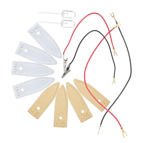 Cabilock 1Satz Kupfer Zink Elektrodensätze für Fruchtbatterie Experimente Experimentierwerkzeuge Physik Chemie Einfache Handhabung von Cabilock