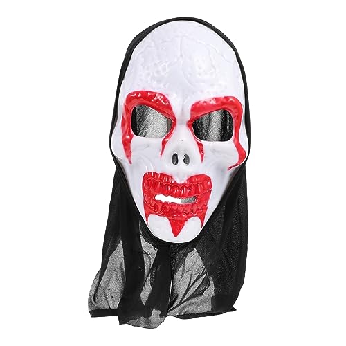 Cabilock 1stk Halloween-maske Halloween Kleid Bis Horror-maskerade Scary Disguise Masken Halloween-dämon Halloween Blutig Halloween Cosplay Masken Tanzparty-maske Geistermaske Pvc Gesicht von Cabilock