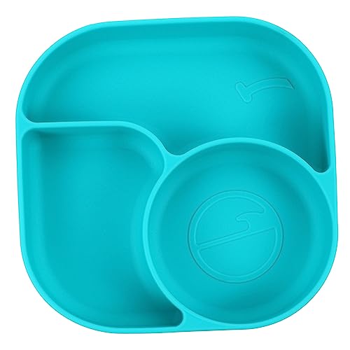 Cabilock 1Stück Silikon Dinner Platte mit Saugnapf Rutschfeste Unterteilte Essensplatte für Kleinkinder für Selbstständiges Essen Leicht zu Reinigen zu Hause Cabilock 1Stück Silikon Dinner Platte mit Saugnapf Rutschfeste Unterteilte Essensplatte für Kleinkinder für Selbstständiges Essen Leicht zu Reinigen zu Hause von Cabilock
