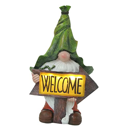 Cabilock Solar-gartenleuchten für Den Außenbereich Kunstharz Solarlampe Ornament Zwergstatue Hof- für Zuhause von Cabilock