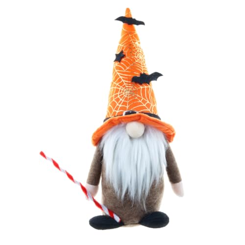 Cabilock 1stk Halloween-zwergpuppe Halloween-schlauchboote Im Freien Marienkäfer Gartenzwerg Ausgestopft Halloween-Dekorationen Im Freien Gartenverzierung Plüsch Zwerge Bausatz Stoff von Cabilock
