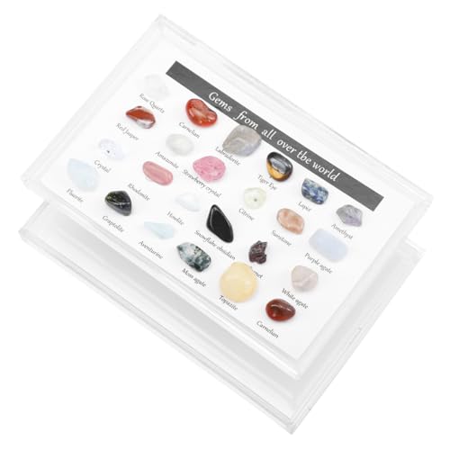 Cabilock 2 Boxen Erz proben Schreibtisch Felsen Natürlich Desktop- aus Stein Steine zum Basteln kollektiver unregelmäßiger Stein Desktop-Stein schmücken Kunststoff-Box Bunt Cabilock 2 Boxen Erz proben Schreibtisch Felsen Natürlich Desktop- aus Stein Steine zum Basteln kollektiver unregelmäßiger Stein Desktop-Stein schmücken Kunststoff-Box Bunt von Cabilock