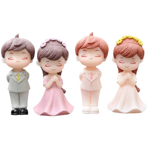 Cabilock Valentinstagsdeko – 2 Paarpuppen Für Die Hochzeitstorte Kompakte Größe Hochwertiges Pvc Perfektes Cabilock Valentinstagsdeko – 2 Paarpuppen Für Die Hochzeitstorte Kompakte Größe Hochwertiges Pvc Perfektes von Cabilock