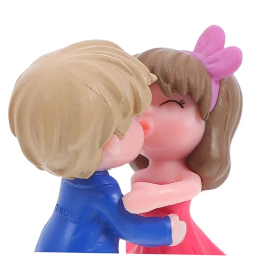 Cabilock 2 Paare Niedliche Kuss Figuren Cake Topper Dekoration Miniatur Desktop Hochzeitstortenaufsatz Leichte Kunststoff Deko für Valentinstag und Verlobungsgeschenke Cabilock 2 Paare Niedliche Kuss Figuren Cake Topper Dekoration Miniatur Desktop Hochzeitstortenaufsatz Leichte Kunststoff Deko für Valentinstag und Verlobungsgeschenke von Cabilock