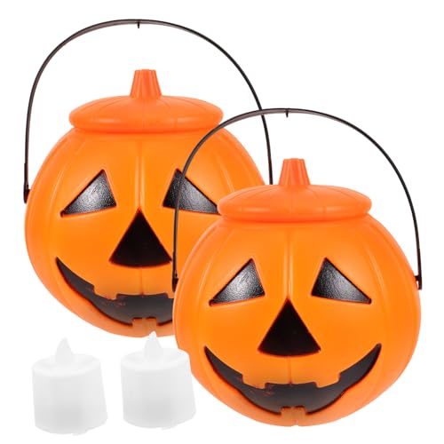 Cabilock 2 STK Leuchtender Kürbiseimer Trocknen von Wursthüllen Ring Lüfter Halloween behälter für süßigkeiten Halloween süßigkeiten Eimer tragbarer Süßigkeiteneimer Halloween-Partygeschenk Cabilock 2 STK Leuchtender Kürbiseimer Trocknen von Wursthüllen Ring Lüfter Halloween behälter für süßigkeiten Halloween süßigkeiten Eimer tragbarer Süßigkeiteneimer Halloween-Partygeschenk von Cabilock