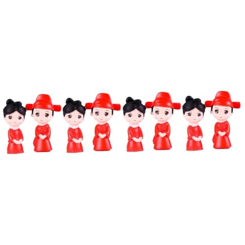 Cabilock 2 Sätze Cake Topper Aus Kunststoff Dekoration Für Hochzeitstorte Kreative Kuchenornamente Und Fotografie Requisiten Für Besondere Anlässe 4 Stücke * 2 von Cabilock