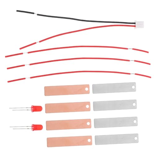 Cabilock 2 Sätze DIY Obstbatterie Experimentierkasten Wissenschaftliches Kit für Physikunterricht mit LED Kartoffel und Fruchtstromerzeugung für Familienaktivitäten von Cabilock