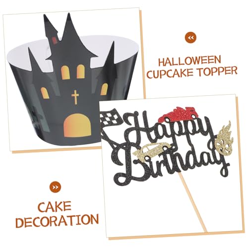 Cabilock 2sätze Halloween Cupcake Toppers Spuk Und Kürbis Food Picks Für Party Dekoration Horror-thema Muffinförmchen Und Topper-picks Backförmchen Für Kuchen Und Getränke Cabilock 2sätze Halloween Cupcake Toppers Spuk Und Kürbis Food Picks Für Party Dekoration Horror-thema Muffinförmchen Und Topper-picks Backförmchen Für Kuchen Und Getränke von Cabilock