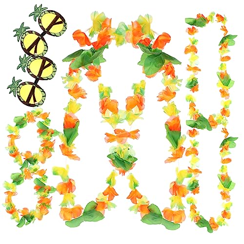 Cabilock 2 Sätze Hawaiianische Lei Ananas Neuheitsbrille Dekorationen Girlande Partyzubehör Partygeschenk Hawaiianische Partyartikel Hawaii-party-requisiten Stoff Yellow Cabilock 2 Sätze Hawaiianische Lei Ananas Neuheitsbrille Dekorationen Girlande Partyzubehör Partygeschenk Hawaiianische Partyartikel Hawaii-party-requisiten Stoff Yellow von Cabilock