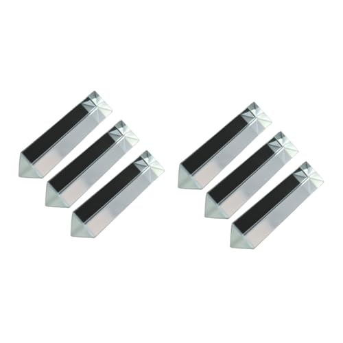 Cabilock 2 Sätze Prisma Optisch Optical Glaskunst Fehrnglas Schauglas Pflanzglas Dreiecksprismenfotografie Fensterlicht Kaleidoskop Schnapsgläser Physik Prismen Dreieck Aus Glas 3 Stück * 2 von Cabilock