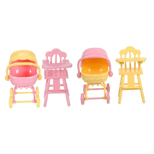 Cabilock 2 Sätze Realistischer Babywagen Und Hochstuhl Modell Detaillierte Dollhouse Simulation Stühle Für Interaktives Cabilock 2 Sätze Realistischer Babywagen Und Hochstuhl Modell Detaillierte Dollhouse Simulation Stühle Für Interaktives von Cabilock