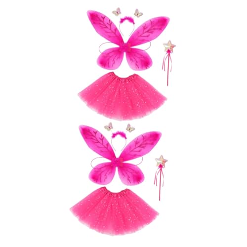 Cabilock 2 Sätze Schmetterlingsflügel eingestellt Kostüm für Mädchen Schmetterlinge Mädchen-Outfit Party funkelnd Fee Schmetterlings-Stirnband Mädchen verkleiden sich Stoff Cabilock 2 Sätze Schmetterlingsflügel eingestellt Kostüm für Mädchen Schmetterlinge Mädchen-Outfit Party funkelnd Fee Schmetterlings-Stirnband Mädchen verkleiden sich Stoff von Cabilock