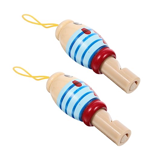 Cabilock 2 Stück Holzpfeifen für Kleinkinder Pädagogisches Musikinstrument aus Holz Instrument zur Frühen Bildung für Junge Mädchen und Kleinkinder für Spiel und Unterhaltung Cabilock 2 Stück Holzpfeifen für Kleinkinder Pädagogisches Musikinstrument aus Holz Instrument zur Frühen Bildung für Junge Mädchen und Kleinkinder für Spiel und Unterhaltung von Cabilock