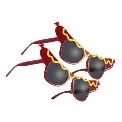 Cabilock 2 Stück Hot-Dog-Spielzeugbrillen Fiesta Lustige Hot-Dog-Sonnenbrille Party-Förmige Hot-Dog-Brille Für Kinder Erwachsene Rahmen Alberne Brille Hot-Dog-Zubehör Cabilock 2 Stück Hot-Dog-Spielzeugbrillen Fiesta Lustige Hot-Dog-Sonnenbrille Party-Förmige Hot-Dog-Brille Für Kinder Erwachsene Rahmen Alberne Brille Hot-Dog-Zubehör von Cabilock