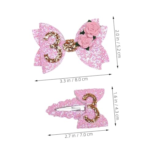 Cabilock 2 Stück Kindergeburtstag Haarclips Teilig Elastische Mädchen Haarschleifen mit Sicherem Halt Glitzernde Haarschmuck für Kleinkinder Geeignet für Party Hochzeit und Bühnenauftritte Cabilock 2 Stück Kindergeburtstag Haarclips Teilig Elastische Mädchen Haarschleifen mit Sicherem Halt Glitzernde Haarschmuck für Kleinkinder Geeignet für Party Hochzeit und Bühnenauftritte von Cabilock