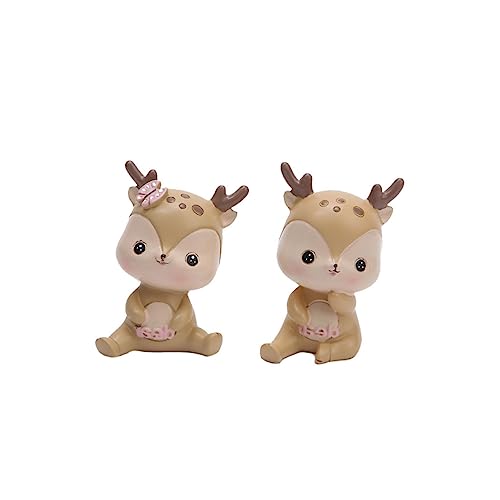 Cabilock 2 Stück Kreative Kleine Figuren aus Resin Niedliche Tischdekoration und Tortendeko Waldtiere für Zuhause Schreibtisch und Party Vielseitig als Ornament und Geeignet Cabilock 2 Stück Kreative Kleine Figuren aus Resin Niedliche Tischdekoration und Tortendeko Waldtiere für Zuhause Schreibtisch und Party Vielseitig als Ornament und Geeignet von Cabilock