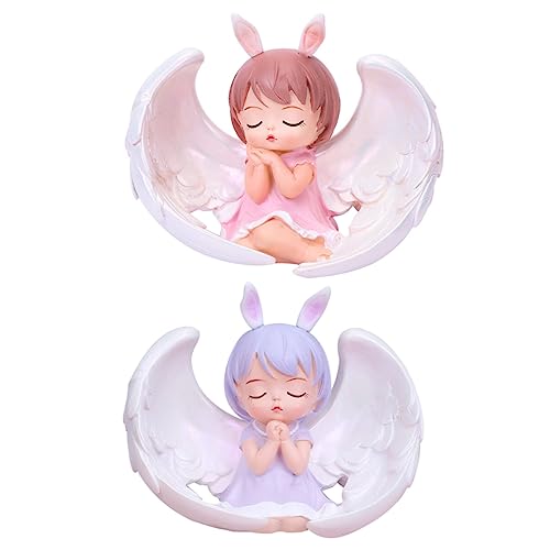 Cabilock 2 Stück Kuchen Dekoration Niedliche Backverzierung für Kinderzimmer und Home Decor und Regalornament Hochwertige Harzmaterialien von Cabilock