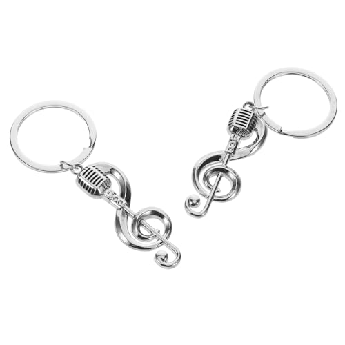 Cabilock 2 Stück Musiknoten Schlüsselanhänger Musikinstrument Schlüsselring Sänger Schlüsselanhänger Stimme Schlüsselanhänger Dekorativer Schlüsselanhänger Mikrofon Charm Musik Cabilock 2 Stück Musiknoten Schlüsselanhänger Musikinstrument Schlüsselring Sänger Schlüsselanhänger Stimme Schlüsselanhänger Dekorativer Schlüsselanhänger Mikrofon Charm Musik von Cabilock