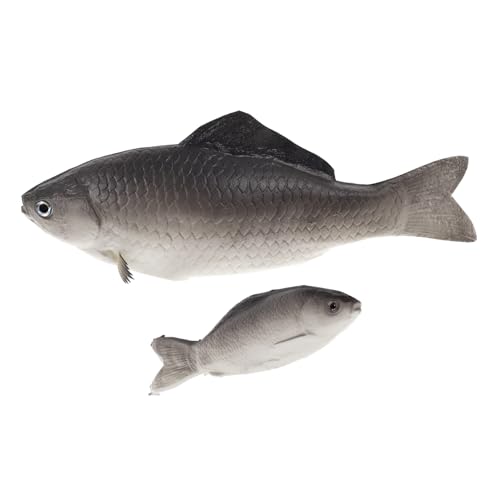 Cabilock 2 Stück Realistische Fischnachbildungen Künstliche Dekoration für Aquarien Fake Fish Figuren für Unterwasserwelt für Aquarien und Dekoration von Cabilock