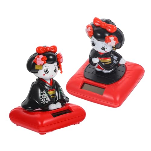 Cabilock 2 Stück Solar Auto Ornament mit Wackelndem Kopf Kimono Puppe als Dekoration für Armaturenbrett oder Schreibtisch Leicht und Langlebig für Vielseitige Nutzung Cabilock 2 Stück Solar Auto Ornament mit Wackelndem Kopf Kimono Puppe als Dekoration für Armaturenbrett oder Schreibtisch Leicht und Langlebig für Vielseitige Nutzung von Cabilock