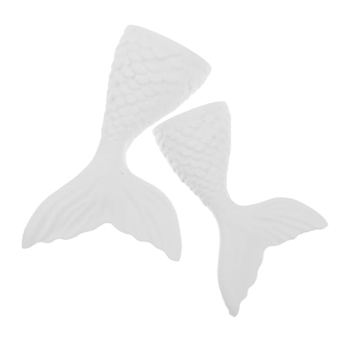 Cabilock 2 Stück Teiliges Fischschwanz deko Gips Kleine Fotorequisiten für Schmuckpräsentation Vielseitige Meeresfigur zur Hintergrundgestaltung für Fotoaufnahmen und Wohnambiente Cabilock 2 Stück Teiliges Fischschwanz deko Gips Kleine Fotorequisiten für Schmuckpräsentation Vielseitige Meeresfigur zur Hintergrundgestaltung für Fotoaufnahmen und Wohnambiente von Cabilock