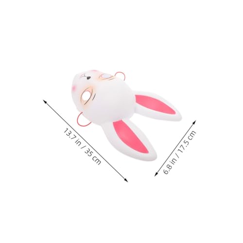Cabilock 2 Stück Teiliges Hasenmaske mit Langen Ohren Atmungsaktive Kaninchen Maske für Mädchen und Jungen Sicherer Bühnenrequisit für Ostern Halloween Karneval und Mottoparty Cabilock 2 Stück Teiliges Hasenmaske mit Langen Ohren Atmungsaktive Kaninchen Maske für Mädchen und Jungen Sicherer Bühnenrequisit für Ostern Halloween Karneval und Mottoparty von Cabilock