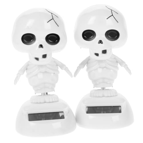Cabilock 2 Stück Teiliges Solar Schüttelnder Geist Auto Dekoration Halloween Deko Skelett Figur Kunststoff Leicht Indoor Ornament Solarbetrieben für Armaturenbrett Cabilock 2 Stück Teiliges Solar Schüttelnder Geist Auto Dekoration Halloween Deko Skelett Figur Kunststoff Leicht Indoor Ornament Solarbetrieben für Armaturenbrett von Cabilock