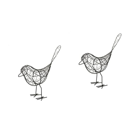 Cabilock Vogel Deko Figuren Deko Drahtvogel 2 Stück Vogel Artware Kreative Gartendekoration Schmiedeeiserne Vogeldekoration Gartendekoration Cabilock Vogel Deko Figuren Deko Drahtvogel 2 Stück Vogel Artware Kreative Gartendekoration Schmiedeeiserne Vogeldekoration Gartendekoration von Cabilock