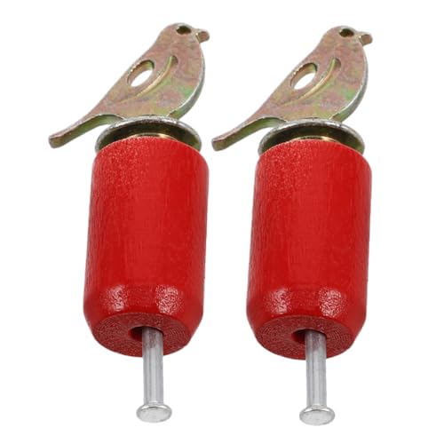 Cabilock 2 Stück Vogelpfeifenspielzeug, Handdrehrufe, Lehrreich Und Unterhaltsam Für Vogeltraining, Partygeschenke, Kleinkindpfeife, Vogelrufer Aus Holz, Klein Und Tragbar von Cabilock