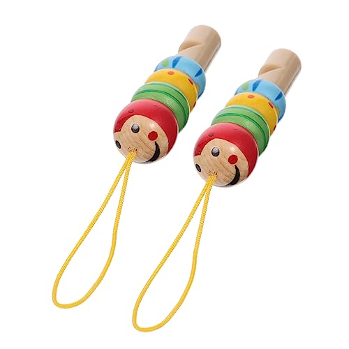 Cabilock 2 Stück hölzerne Pfeife Musikinstrumente für Musikspielzeug für Babys Musikinstrumente Musikspielzeug für Kleinkinder -Instrument Kinderspiele Massivholz Bunt Cabilock 2 Stück hölzerne Pfeife Musikinstrumente für Musikspielzeug für Babys Musikinstrumente Musikspielzeug für Kleinkinder -Instrument Kinderspiele Massivholz Bunt von Cabilock