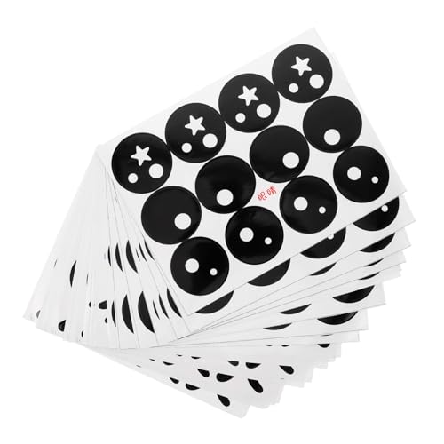 Cabilock 20 Blatt Ballonaugenaufkleber Bastelaufkleber Augen Aufkleber Handwerkliche Augen Halloween-handwerk Aufkleber Augen von Cabilock