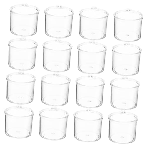 Cabilock 20 Stück Mini Mousse Cup Puppenhaus-Kaffeetasse winzige Desserttasse Mini-Getränkebecher winzige Milchbecher Mini-Trinkbecher Zubehör für das Puppenhaus Plastik Transparent Cabilock 20 Stück Mini Mousse Cup Puppenhaus-Kaffeetasse winzige Desserttasse Mini-Getränkebecher winzige Milchbecher Mini-Trinkbecher Zubehör für das Puppenhaus Plastik Transparent von Cabilock