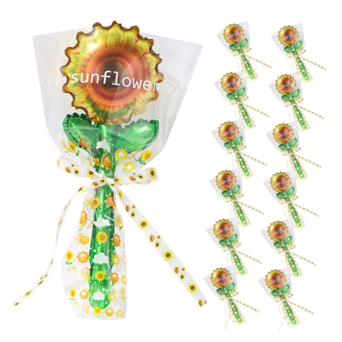 Cabilock 20 Stück Party Dekorationsballons Aufblasbare Sonnenblumen Geburtstagsparty Ballons Sonnenblumen Babyparty Ballons Hochzeitsdekorationen von Cabilock