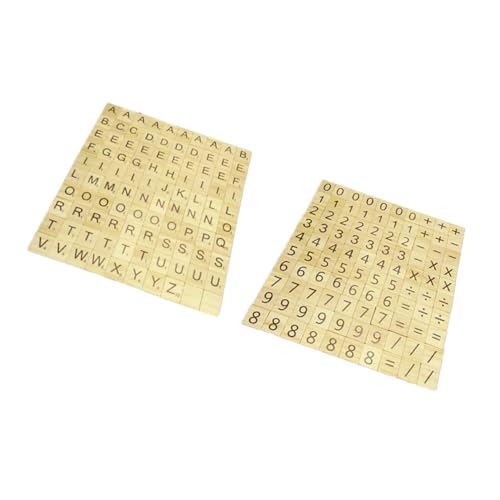Cabilock 200 Stück Holzpuzzle Teiliges mit Großbuchstaben und Zahlen Pädagogisches Lernspielzeug aus Glattem Sicherem Holz für Vorschule und Frühe Bildung Cabilock 200 Stück Holzpuzzle Teiliges mit Großbuchstaben und Zahlen Pädagogisches Lernspielzeug aus Glattem Sicherem Holz für Vorschule und Frühe Bildung von Cabilock