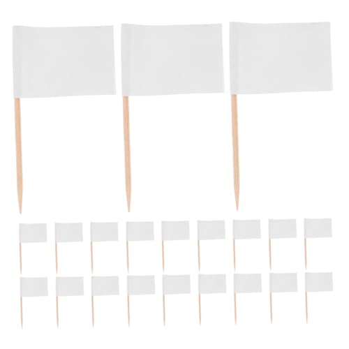 Cabilock 200 Stück Leere Cupcake Topper für Käseplatten Snacks und Desserts Partydekoration für Cocktails und Obst Geburtstagsfeier Accessoires von Cabilock
