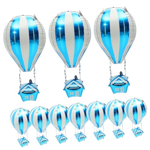 Cabilock 20-teiliges Geburtstagsballon-set Dekorative Heißluftballons Aus Aluminiumfolie Partyzubehör Für Jungen Und Mädchen von Cabilock