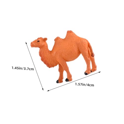 Cabilock 20stücke Kamelfiguren Als Tierfiguren-spielzeugmodelle Dekorative Kamelstatuen Für Kuchendekoration Gartenstatue Künstliches Kamelmodell in Winziger Für Schreibtischdekoration von Cabilock
