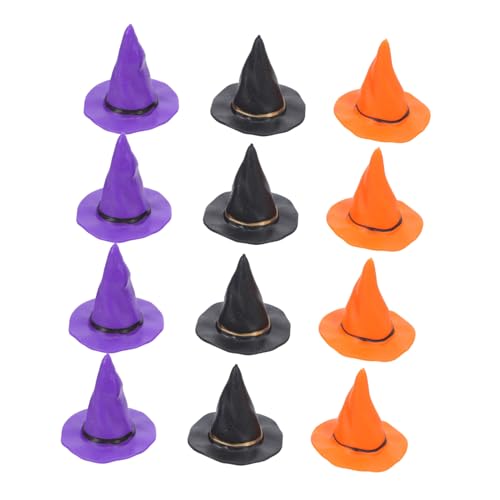 Cabilock 24 Stück Teiliges Mini Hexenhut Miniatur Halloween Deko Weinkorken Verschlüsse Diy Bastelzubehör Langlebig für Puppenhäuser und Partydekorationen Cabilock 24 Stück Teiliges Mini Hexenhut Miniatur Halloween Deko Weinkorken Verschlüsse Diy Bastelzubehör Langlebig für Puppenhäuser und Partydekorationen von Cabilock