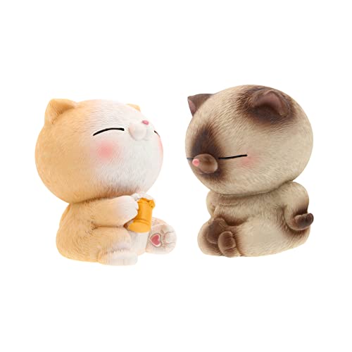 Cabilock Niedliche Katzenfiguren Spielzeug Harz Auto-Ornament Für Den Schreibtisch Dekoration Für Büro Und Autoinnenraum Cabilock Niedliche Katzenfiguren Spielzeug Harz Auto-Ornament Für Den Schreibtisch Dekoration Für Büro Und Autoinnenraum von Cabilock