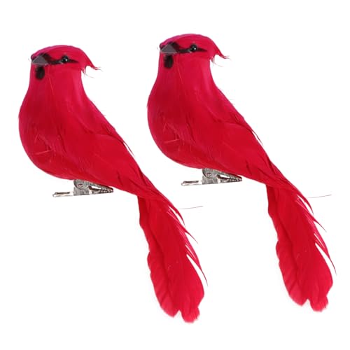 Cabilock 2pcs Lebensechte Schaum Vögel Künstliche Vögel Für Dekorationen Garten Vogel Figuren von Cabilock