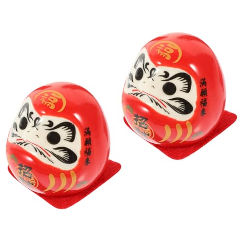 Cabilock 2st Dharma-Eier Miniatur Figuren Ornamente Bastelset Dekorative Auto Innere Autoverzierung Glück -Figur -Puppe Keramik Cabilock 2st Dharma-Eier Miniatur Figuren Ornamente Bastelset Dekorative Auto Innere Autoverzierung Glück -Figur -Puppe Keramik von Cabilock