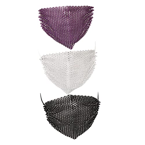 Cabilock 3 Stück Masken mit für Partys Tanzmasken für Karneval Halloween und Mottopartys und Dunkellila Cabilock 3 Stück Masken mit für Partys Tanzmasken für Karneval Halloween und Mottopartys und Dunkellila von Cabilock
