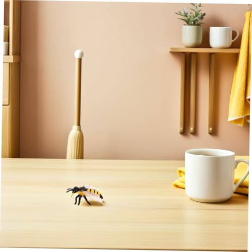 Cabilock 3 Stück Teiliges Bienen Spielzeugset Realistische Figuren Schadstofffrei Nachhaltiges Material für Mottopartys Schulprojekte Dekoration und Lernspielzeug von Cabilock